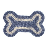 Blue Falls Dog Bone Braided Rug-Lange General Store