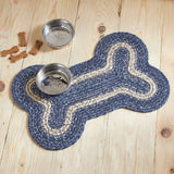 Blue Falls Dog Bone Braided Rug-Lange General Store