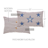 Celebration Star Applique Pillow-Lange General Store