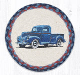 Blue Vintage Truck Braided Trivets - Lange General Store