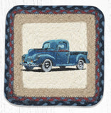 Blue Vintage Truck Braided Trivets - Lange General Store