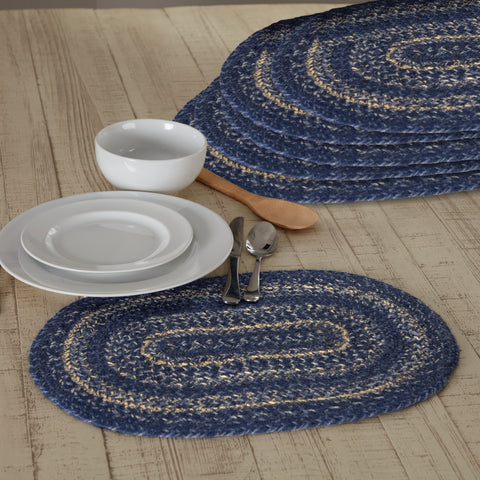 Bluefalls Braided Placemats Set of 6