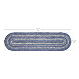 Bluefalls Braided Table Runner