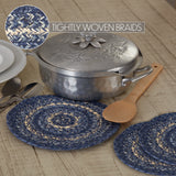 Bluefalls Braided Trivet 8" Set of 3-Lange General Store