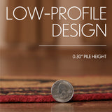 Boone Trace Moose Braided Oval Rug-Lange General Store