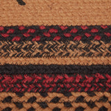 Boone Trace Moose Braided Oval Rug-Lange General Store