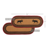 Boone Trace Moose Braided Table Runners-Lange General Store