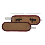 Boone Trace Moose Braided Table Runners-Lange General Store
