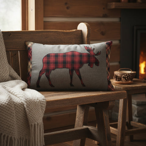 Boone Trace Moose Pillow-Lange General Store