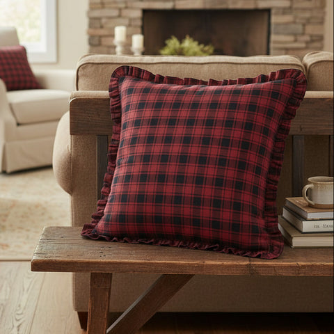 Boone Trace Plaid Pillow-Lange General Store
