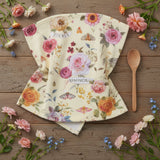 Botanical Sketchbook Allover Floral Terry Towel-Lange General Store