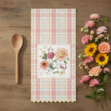 Botanical Sketchbook Floral Patch Tea Towel-Lange General Store