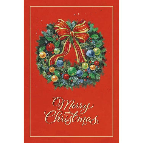 Boxed Christmas Cards - Wreath Merry Christmas-Lange General Store
