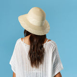 Braided Sun Hat - Beige-Lange General Store