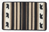 Briarwood Bear Rectangle Braided Rug-Lange General Store