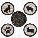 Porch Cat Braided Coaster Set-Lange General Store