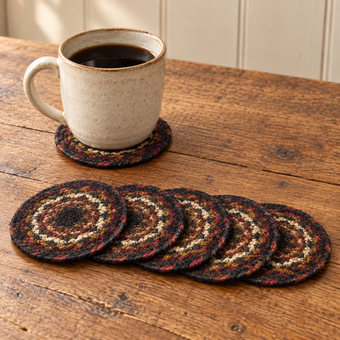 Brick Raven Braided Coaster Set of 6