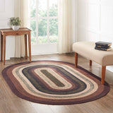 Brick Raven Collection Braided Rugs - Oval - Lange General Store