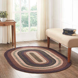 Brick Raven Collection Braided Rugs - Oval - Lange General Store