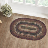 Brick Raven Collection Braided Rugs - Oval - Lange General Store