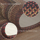 Brick Raven Collection Braided Rugs - Rectangle-Lange General Store