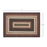 Brick Raven Collection Braided Rugs - Rectangle