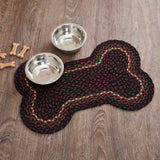 Brick Raven Dog Bone Braided Rug - Lange General Store