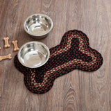 Brick Raven Dog Bone Braided Rug - Lange General Store