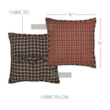 Brick Raven Fabric Pillow-Lange General Store