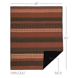 Brick Raven Patchwork Quilt