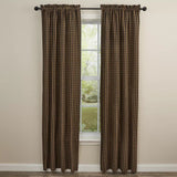 Bridgeton Black Long Panel Curtains-Lange General Store