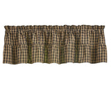 Bridgeton Black Ruffled Valance-Lange General Store