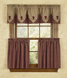 Bridgeton Wine Heart Point Valance-Lange General Store