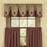 Bridgeton Wine Heart Point Valance-Lange General Store