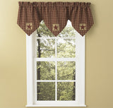 Sturbridge Wine Star Triple Point Valance-Lange General Store