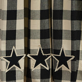 Buffalo Black and Tan Check Star Tiers-Lange General Store