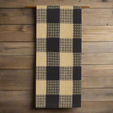 Buffalo Black and Tan Check Waffle Dishtowel-Lange General Store