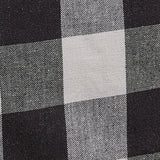 Buffalo Black and White Check Ruffled Table Runner-Lange General Store