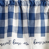 Buffalo Blue Check Home Sweet Swags-Lange General Store