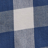 Buffalo Blue Check Ruffled Table Runner-Lange General Store