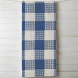 Buffalo Blue Check Waffle Dishtowel-Lange General Store