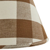 Buffalo Brown Check Lamp Shade-Lange General Store