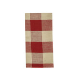 Buffalo Garnet Check Napkins-Lange General Store