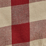 Buffalo Garnet Check Ruffled Table Runner-Lange General Store