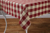 Buffalo Garnet Check Table Cloth-Lange General Store