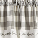 Buffalo Grey Check Home Sweet Swags-Lange General Store
