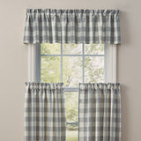 Buffalo Grey Check Valance-Lange General Store