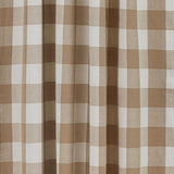 Buffalo Natural Check Panel Curtains-Lange General Store