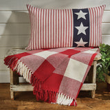 Wicklow Red and White Throw-Lange General Store