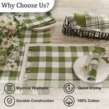 Buffalo Sage Check Napkins-Lange General Store
